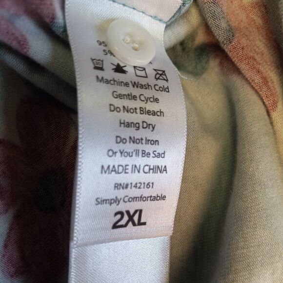 NWT LulaRoe Button Down Long Sleeve Dress - Picture 8 of 9